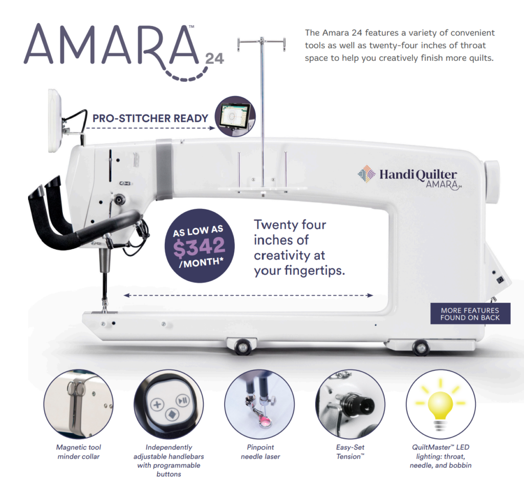 Handi Quilter Amara 24 feature