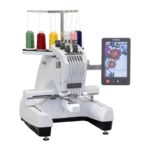 Used Brother Entrepreneur W PR680W multi-needle embroidery machine, pre-owned and serviced