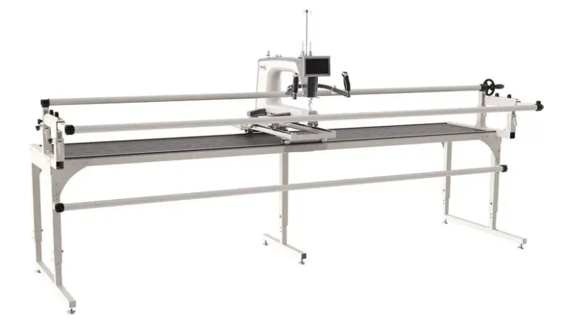 Used Grace Company Q'nique 19X Elite longarm quilting machine, available with insured nationwide shipping