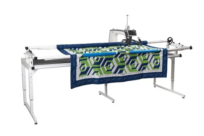 Used Grace Company Q'nique 19X Elite longarm quilting machine, pre-owned and serviced