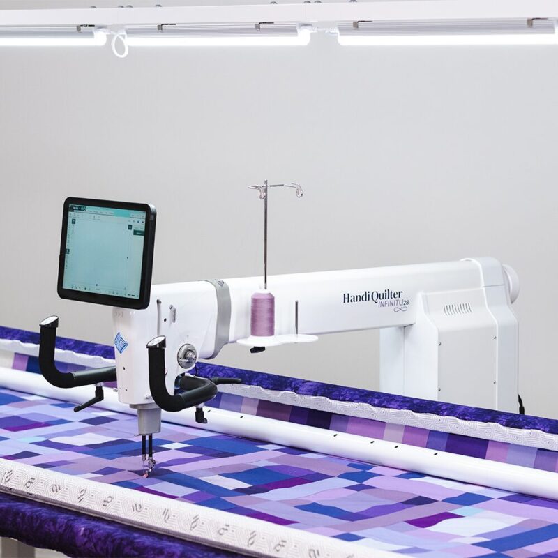 Used Handi Quilter Infinity 28 longarm quilting machine, pre-owned and serviced