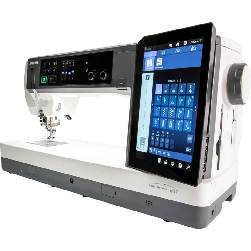 Used Janome Continental M17 sewing and embroidery machine, pre-owned